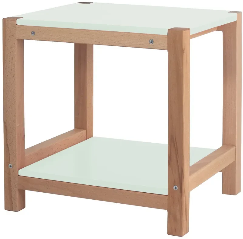 Stolik Pomocnik Stołek TRIVENTI 35x40x40 cm ulotny miętowy