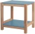 Stolik Pomocnik Stołek TRIVENTI 35x40x40 cm delikatny niebieski