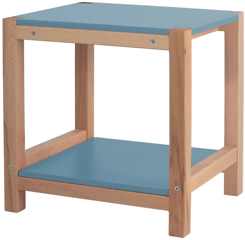 Stolik Pomocnik Stołek TRIVENTI 35x40x40 cm delikatny niebieski