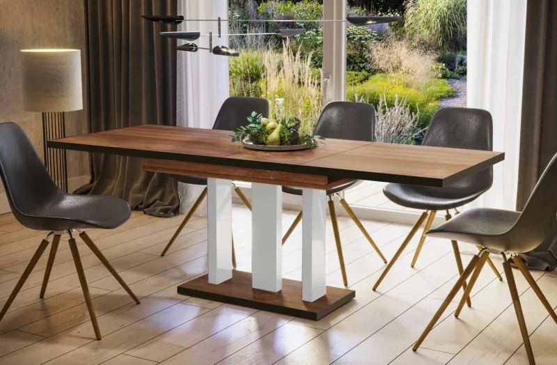 Stół Appia Black rozkładany 130-210 mix stirling