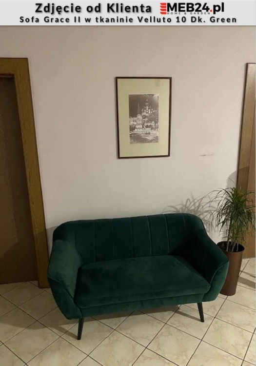 Sofa tapicerowana Grace II w stylu skandynawskim - zdjęcie od klienta