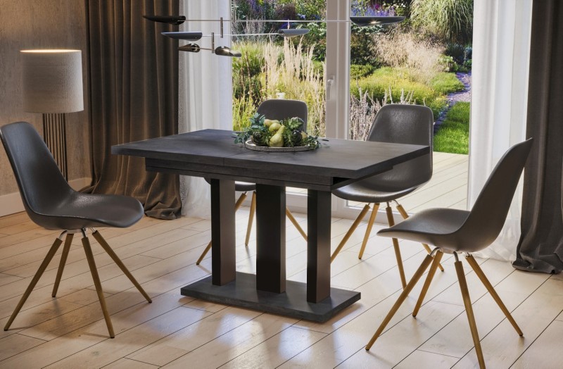 Stół Appia rozkładany 130-210 mix beton