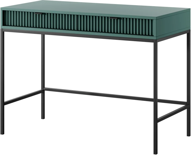 Toaletka Nova z szufladami LABRADOR stelaż czarny