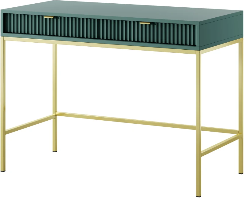 Toaletka Nova z szufladami LABRADOR stelaż  złoty