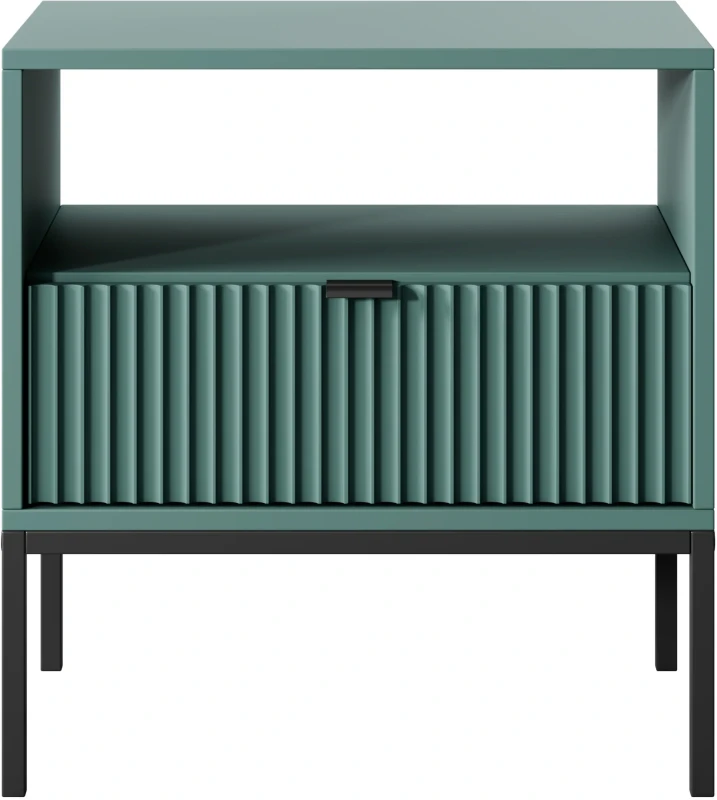 Szafka nocna Nova z szufladą LABRADOR uchwyt czarny