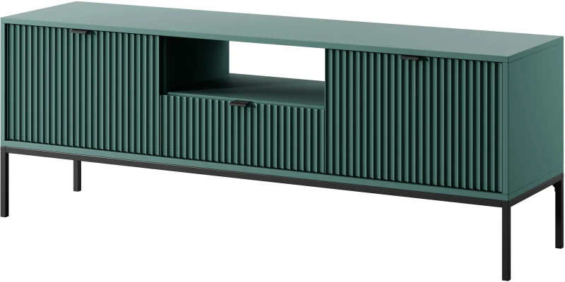 Szafka RTV Nova 154cm LABRADOR stelaż czarny