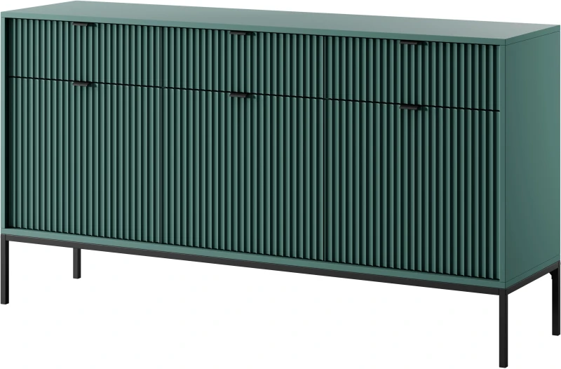 Komoda Nova 154 cm LABRADOR stelaż czarny