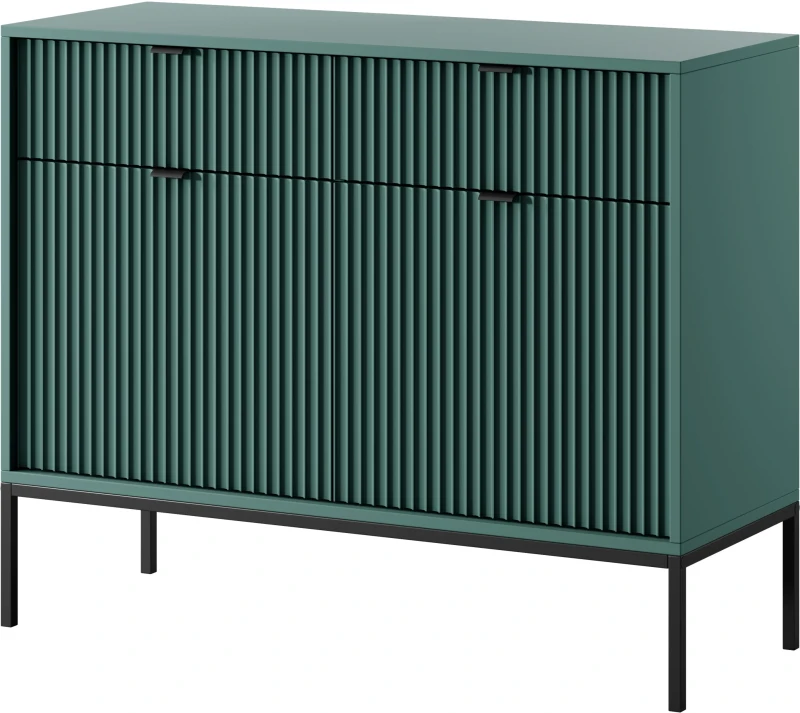 Komoda Nova 104 cm LABRADOR stelaż czarny