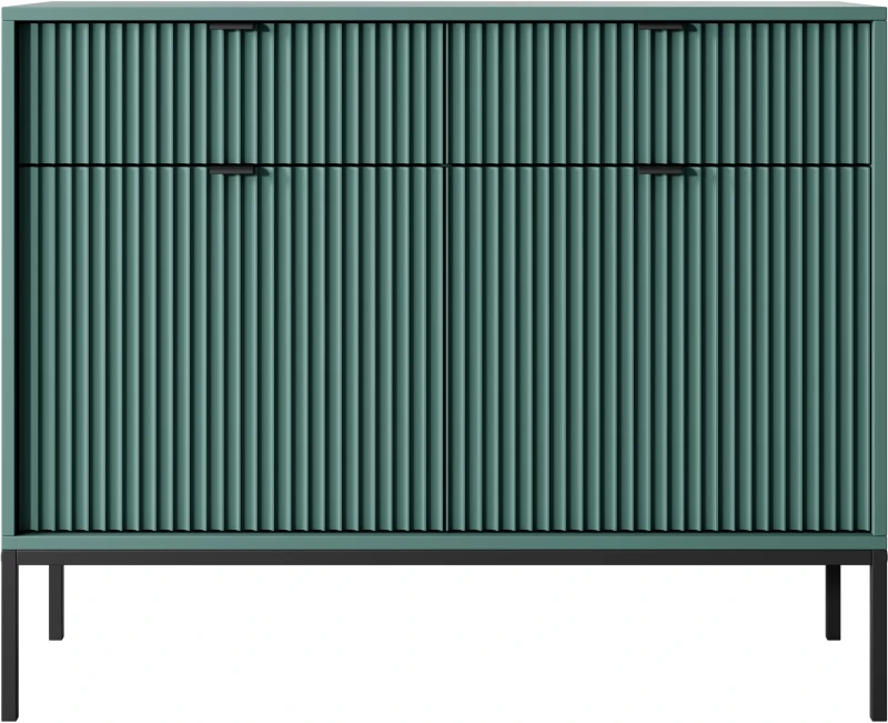 Komoda Nova 104 cm LABRADOR uchwyty czarne