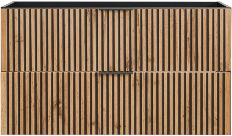 Szafka pod umywalkę 100 cm Xilo czarny/dąb wotan