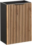 Szafka pod umywalkę Xilo 40 cm czarny / dąb wotan