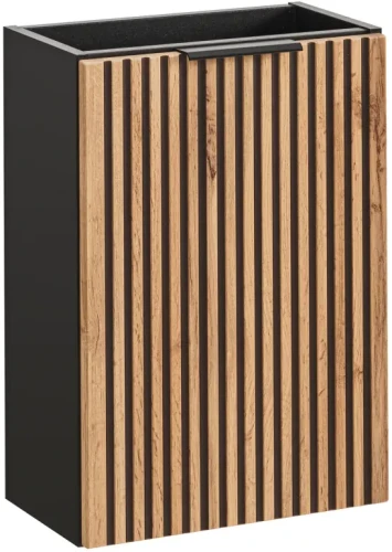 Szafka pod umywalkę Xilo 40 cm czarny / dąb wotan