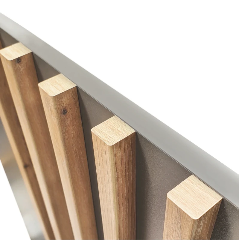 Komoda Nelly 3D 86x155x45 cm grafit / lamela artisan