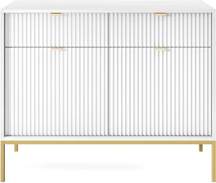 Komoda Nova 104 cm biała