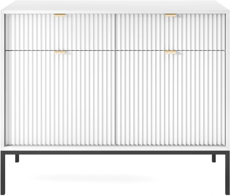 Komoda Nova 104 cm biała
