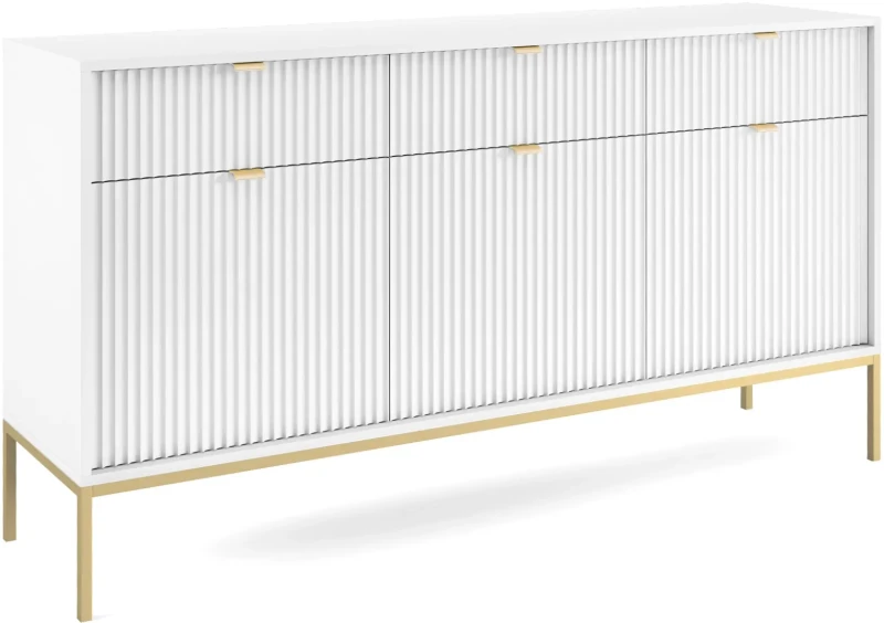 Komoda Nova 154 cm biała