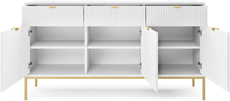 Komoda Nova 154 cm biała