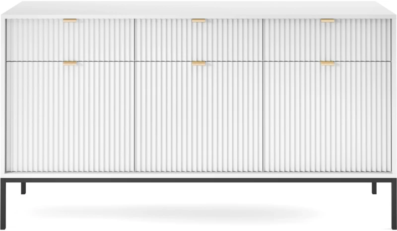 Komoda Nova 154 cm biała
