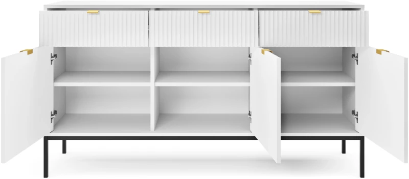 Komoda Nova 154 cm biała