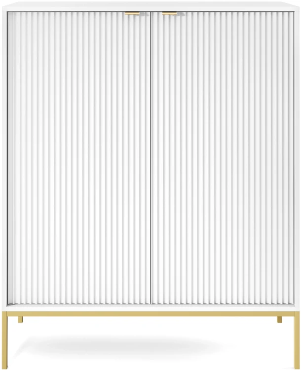 Komoda Nova 104 cm pojemna biała