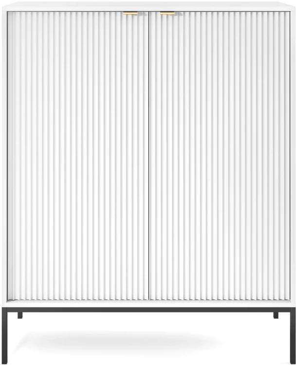 Komoda Nova 104 cm pojemna biała