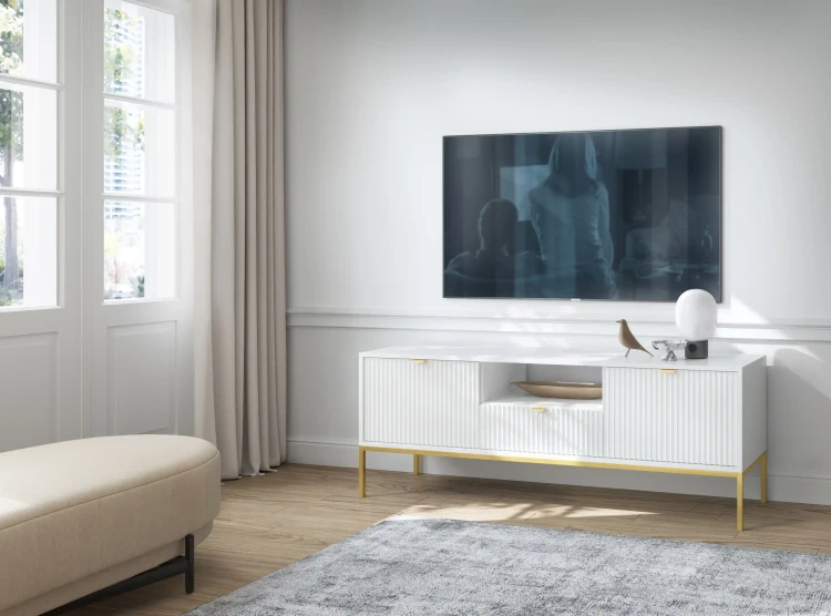 Szafka RTV Nova 154cm biała