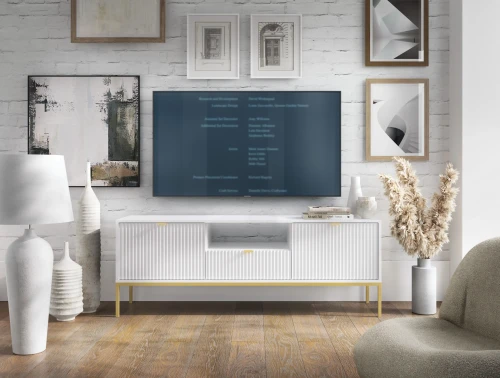 Szafka RTV Nova 154cm biała