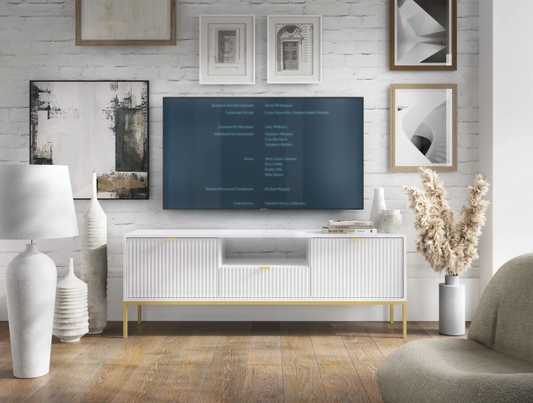 Szafka RTV Nova 154cm biała