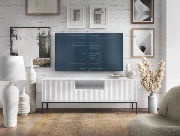 Szafka RTV Nova 154cm biała