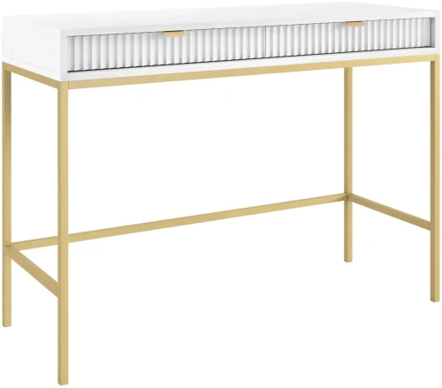 Toaletka Nova 104 cm z szufladami biała