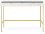 Toaletka Nova 104 cm z szufladami biała