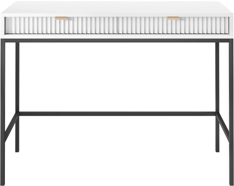 Toaletka Nova 104 cm z szufladami biała