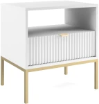 Szafka nocna Nova 54 cm z szufladą biała