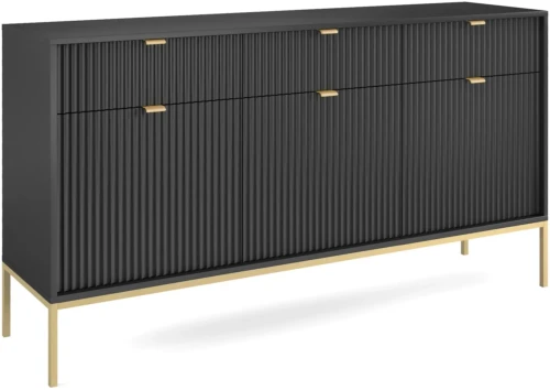 Komoda Nova 154cm czarna