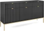 Komoda Nova 154cm czarna
