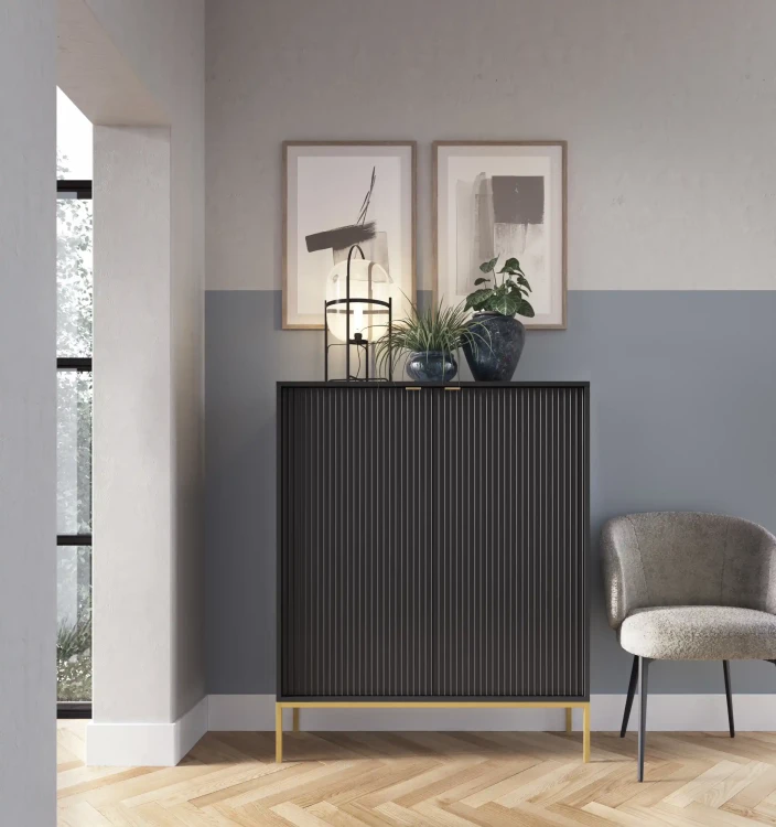 Komoda Nova 104cm czarna