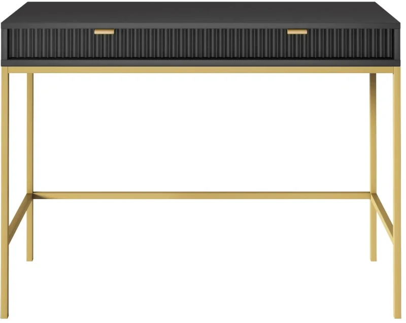 Toaletka Nova z szufladami czarna