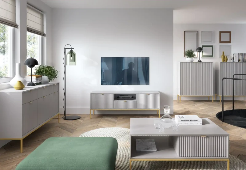 Szafka RTV Nova 154cm szara