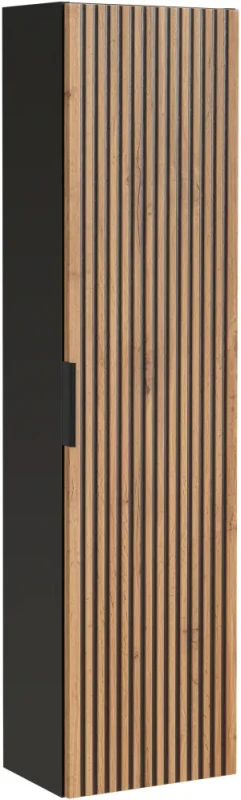 Słupek wysoki Xilo czarny / dąb wotan