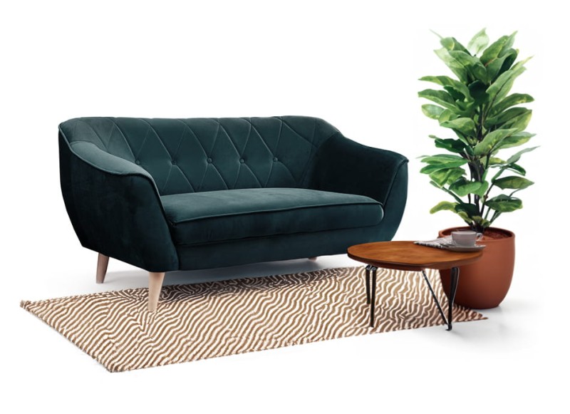 Sofa tapicerowana Cindy II w stylu skandynawskim