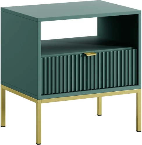 Szafka nocna Nova z szufladą LABRADOR zielony