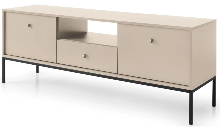 Szafka RTV Mono 154 cm beż piaskowy