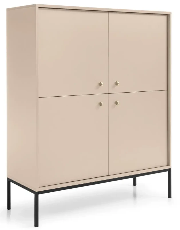 Komoda Mono 104 cm beż piaskowy