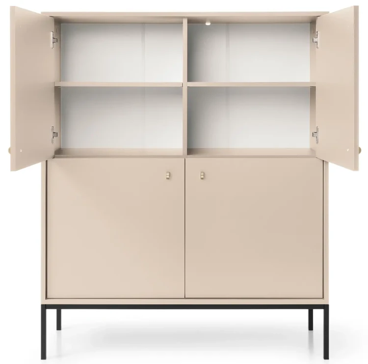 Komoda Mono 104 cm beż piaskowy