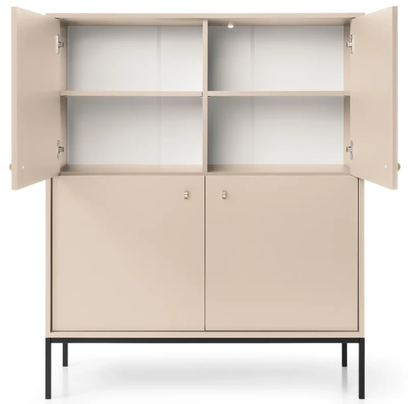 Komoda Mono 104 cm beż piaskowy