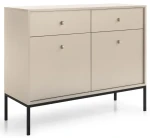 Komoda Mono 104 cm wąska beż piaskowy
