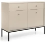 Komoda Mono 104 cm wąska beż piaskowy