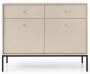 Komoda Mono 104 cm wąska beż piaskowy