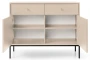 Komoda Mono 104 cm wąska beż piaskowy
