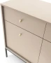 Komoda Mono 104 cm wąska beż piaskowy